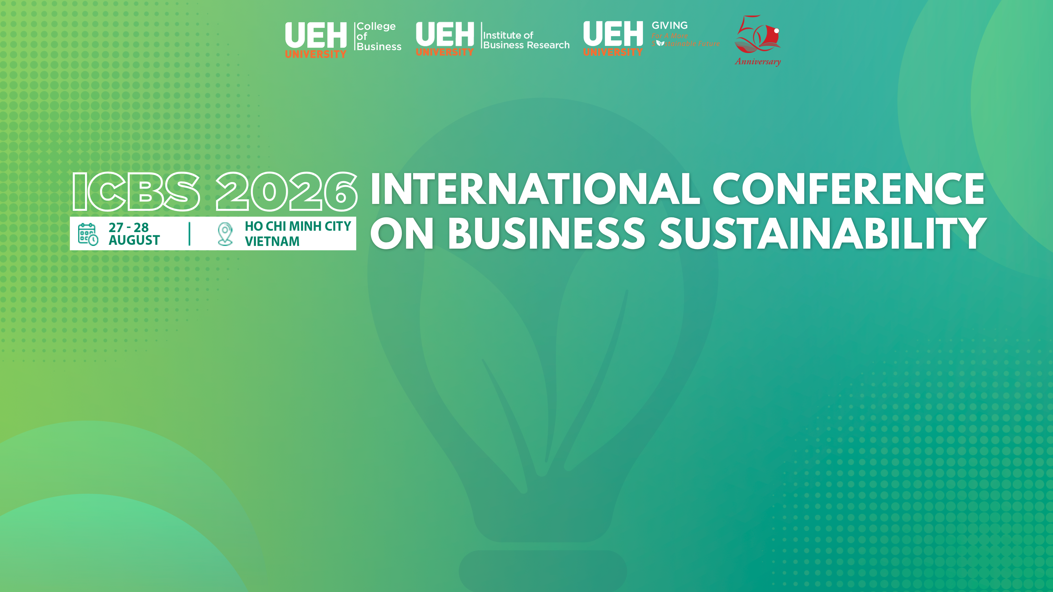 [Thư mời viết bài] Hội thảo Quốc tế International Conference on Business Sustainability (ICBS 2026)