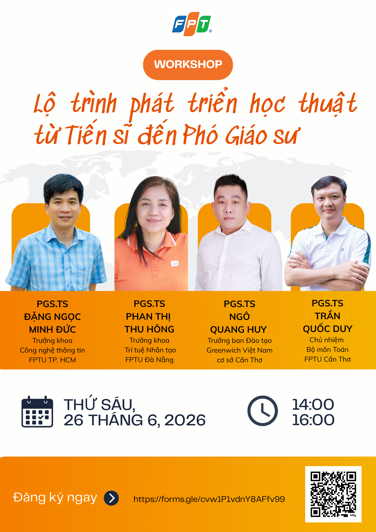 SERIES: GẶP GỠ DIỄN GIẢ WORKSHOP “LỘ TRÌNH PHÁT TRIỂN HỌC THUẬT TỪ TIẾN SĨ ĐẾN PHÓ GIÁO SƯ”
